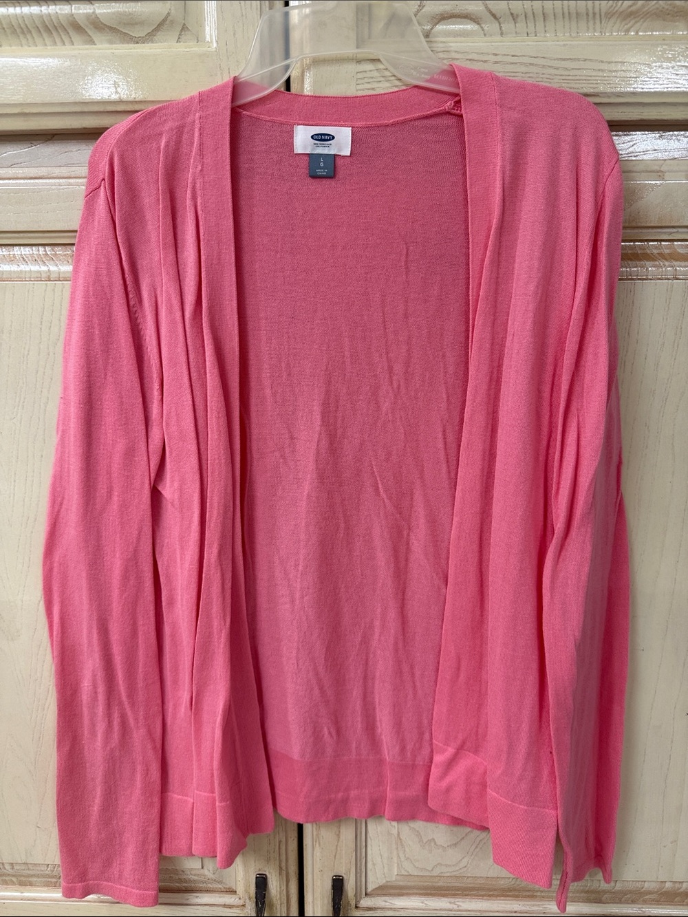 Old Navy Women's Open-Front Pink Cardigan